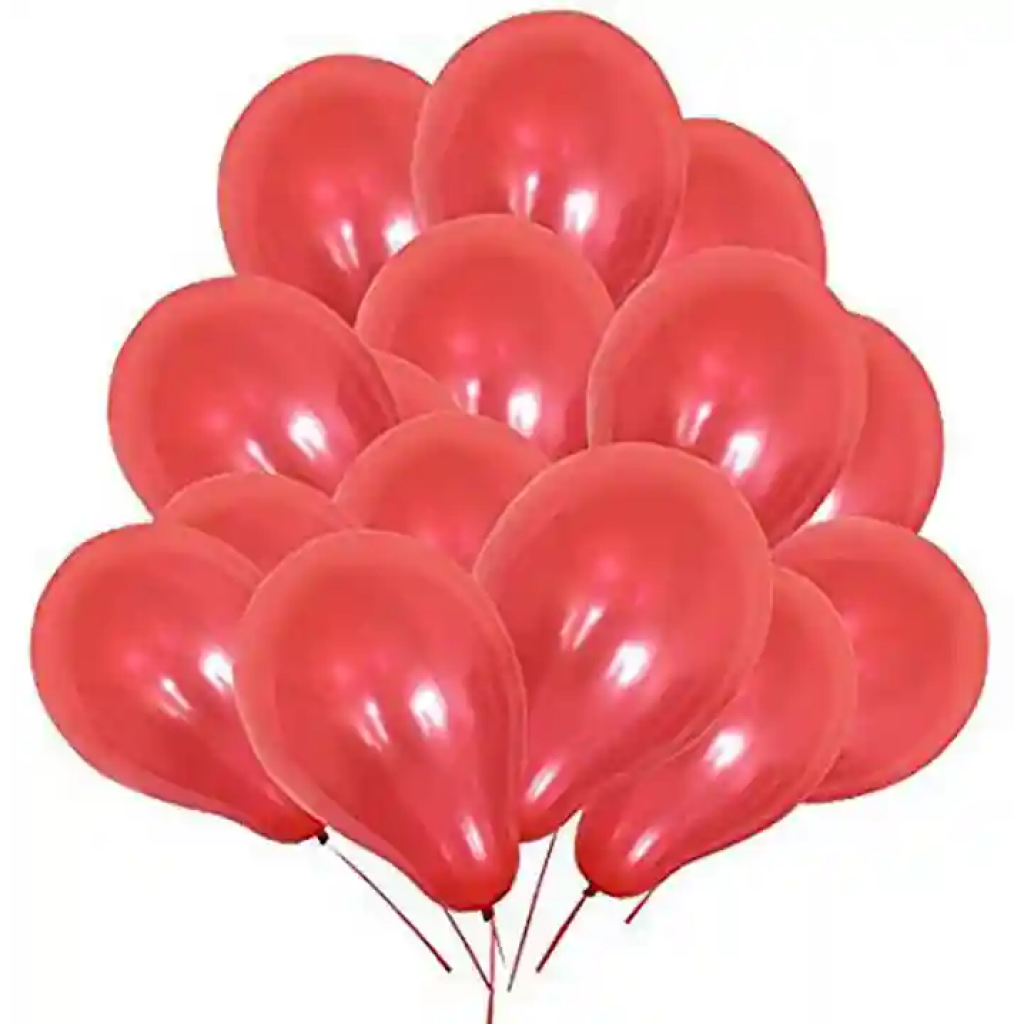 RED MATELIC BALLOONS