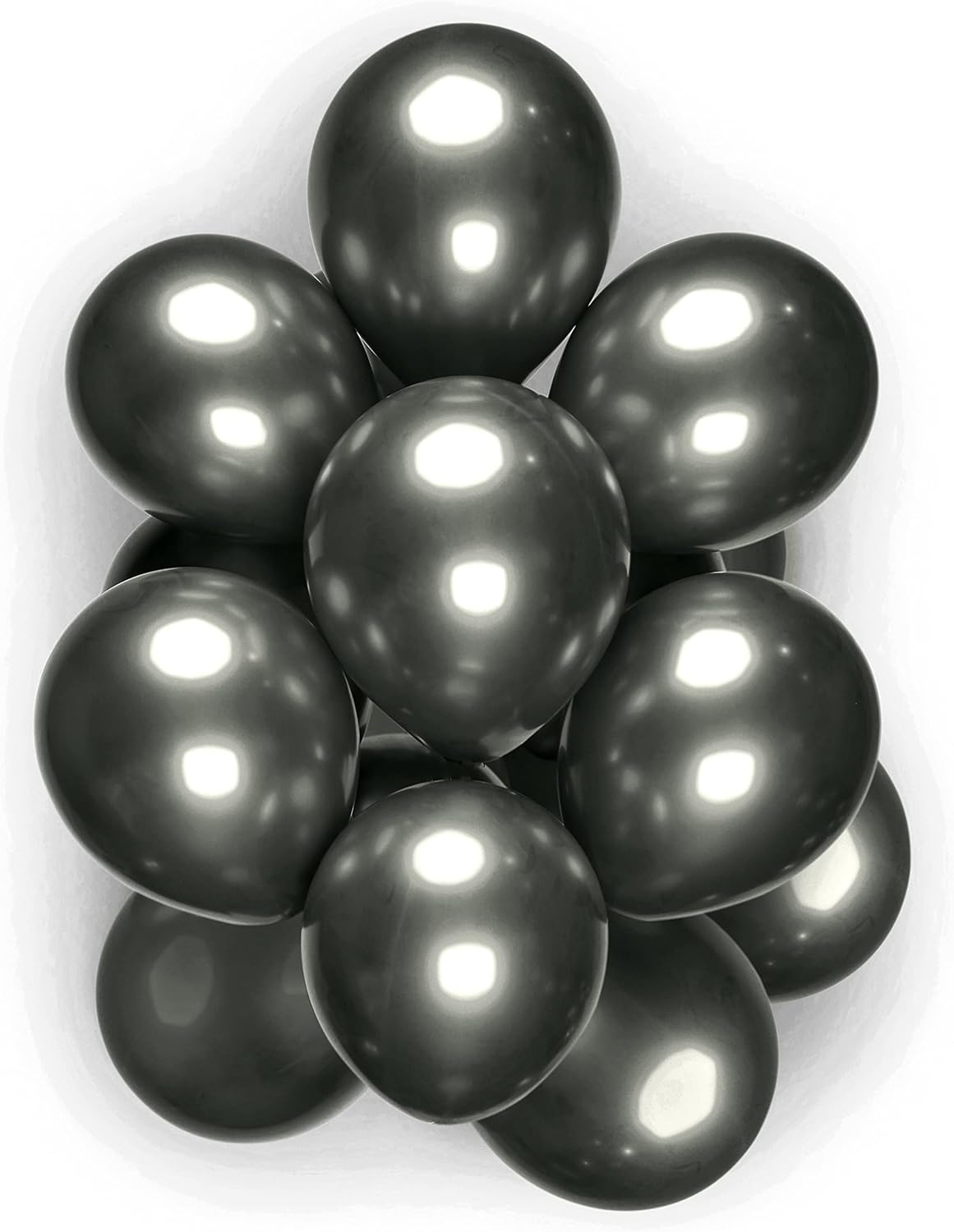 BLACK MATELIC BALLOONS