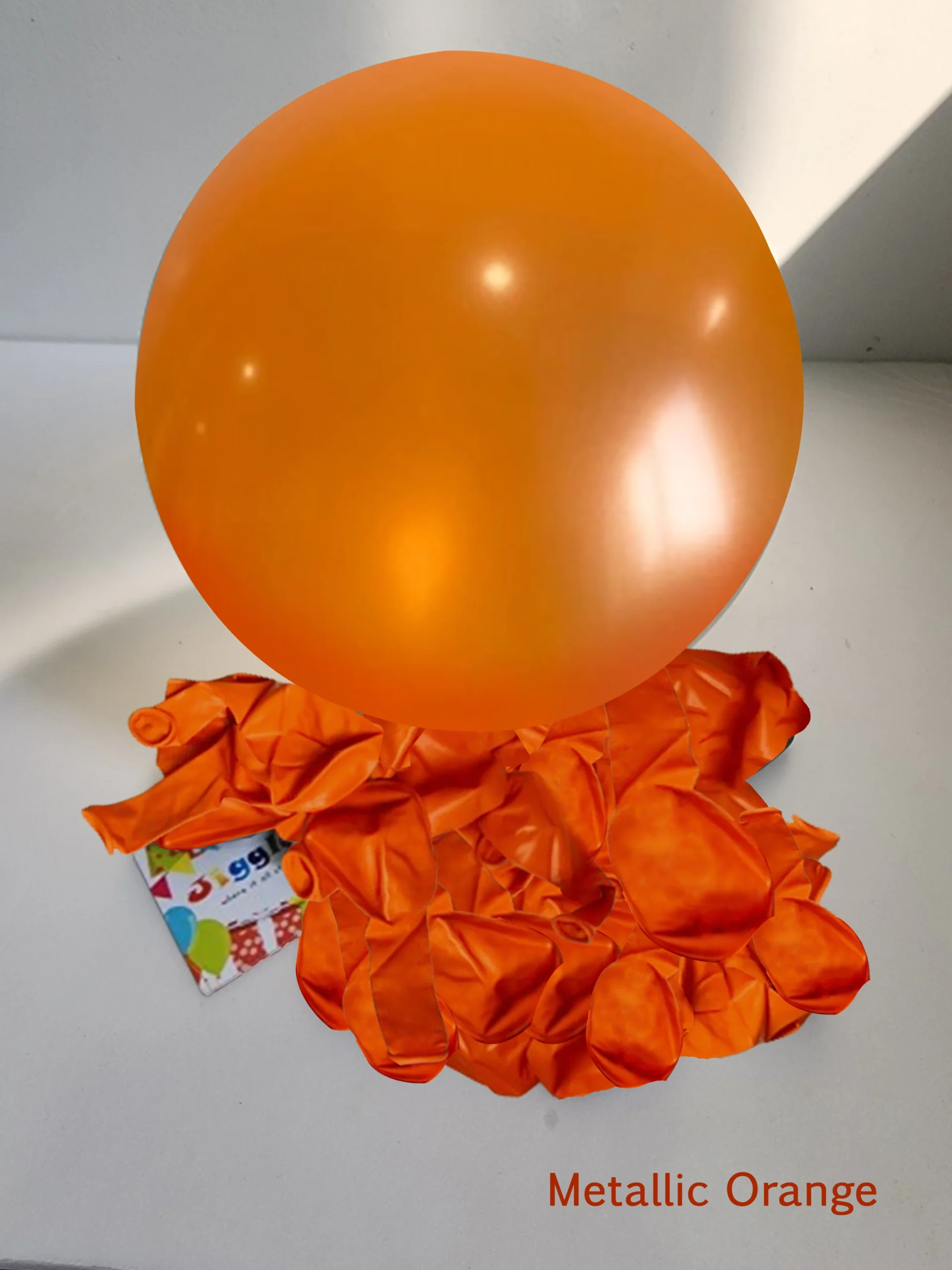 ORANGE MATELIC BALLOONS