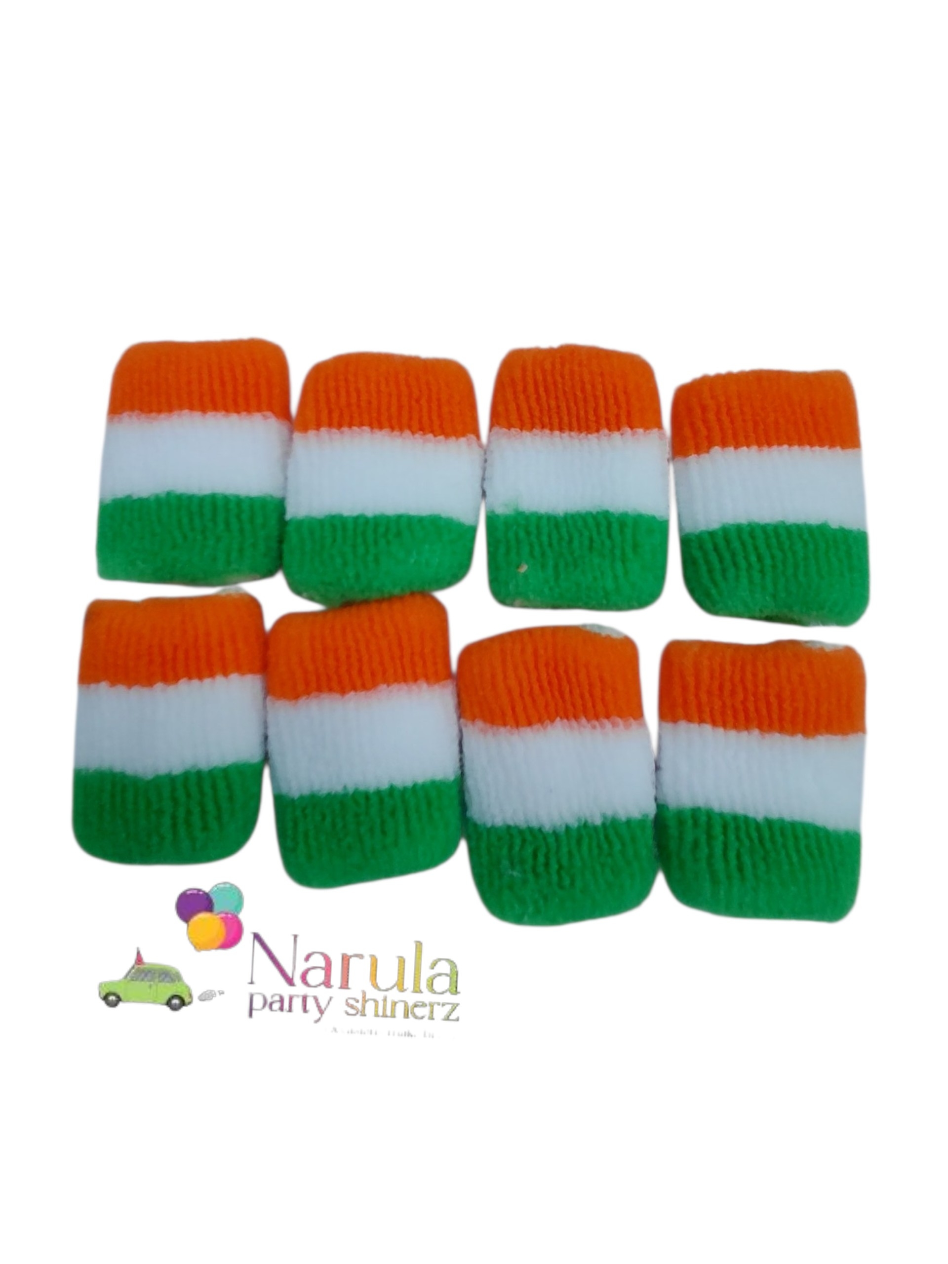 TRI COLOUR WRIST BAND (12 PCS)