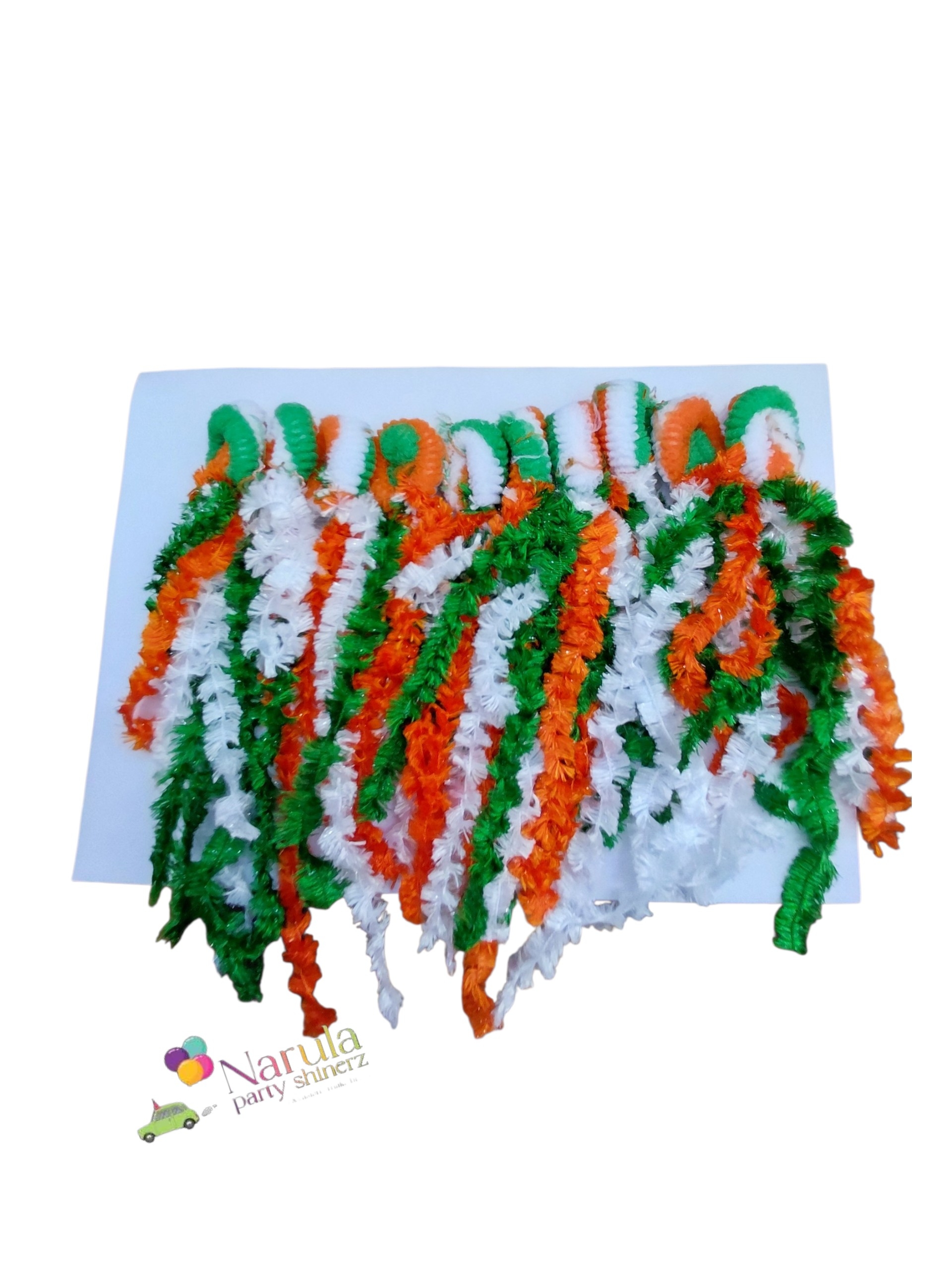 TRI COLOUR POM POM 10 PCS