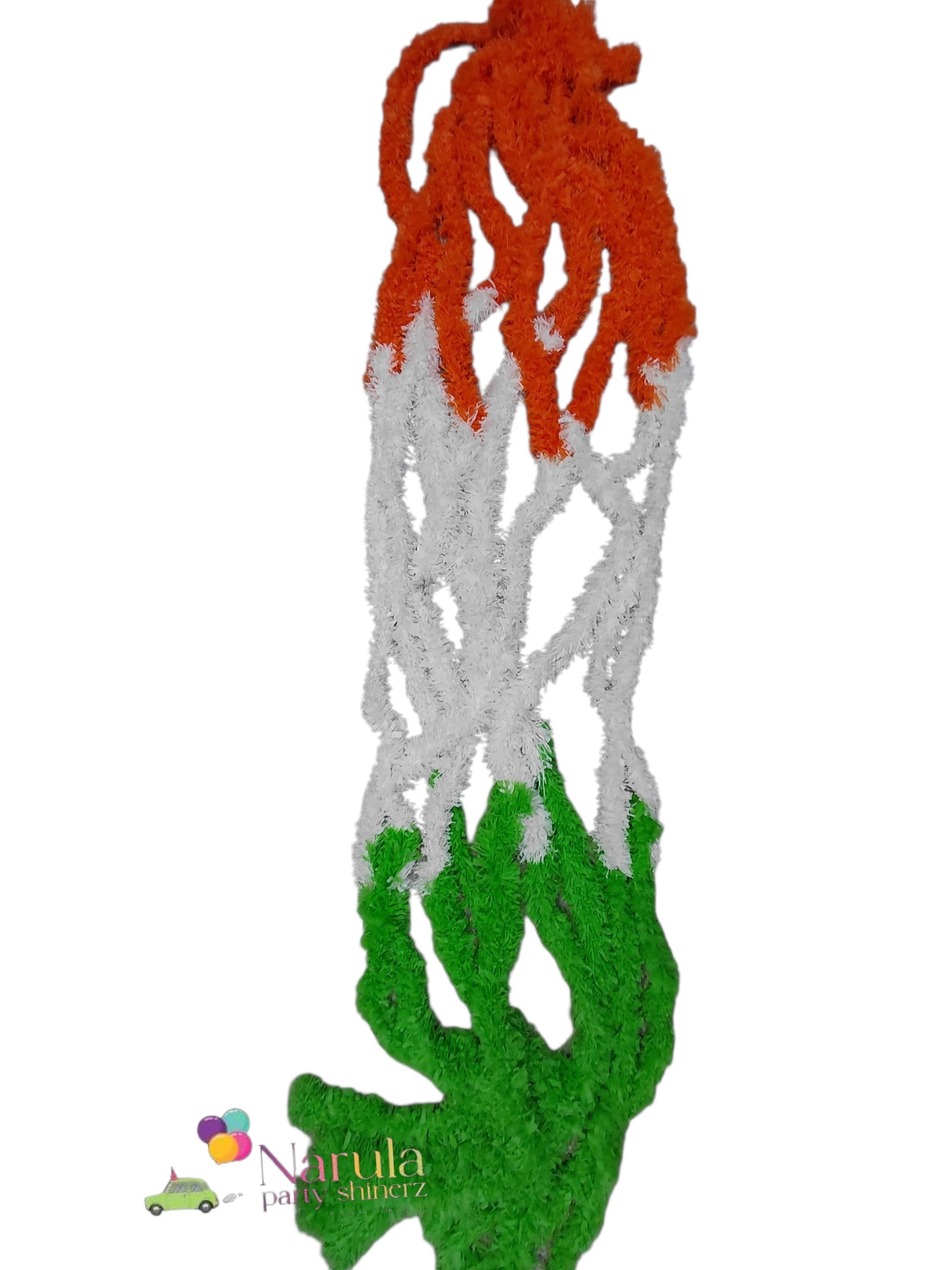 TRI COLOUR GAJRA (10 )