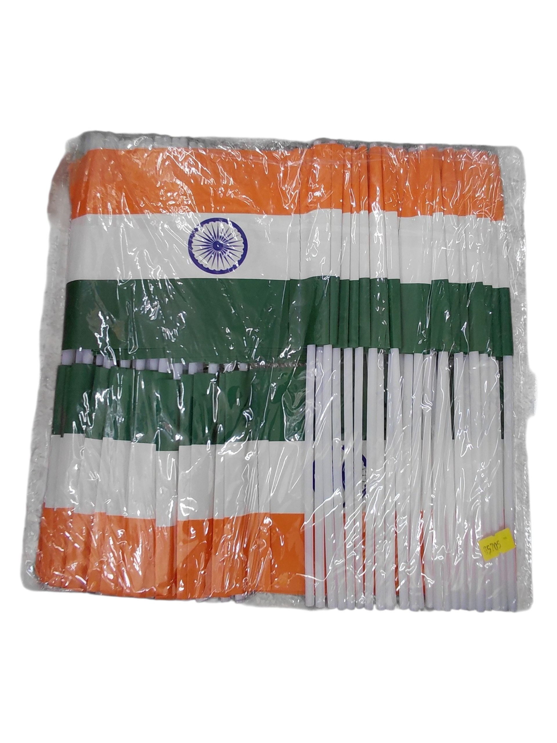 TRI COLOUR PAPER FLAG MEDIUM (50PCS)