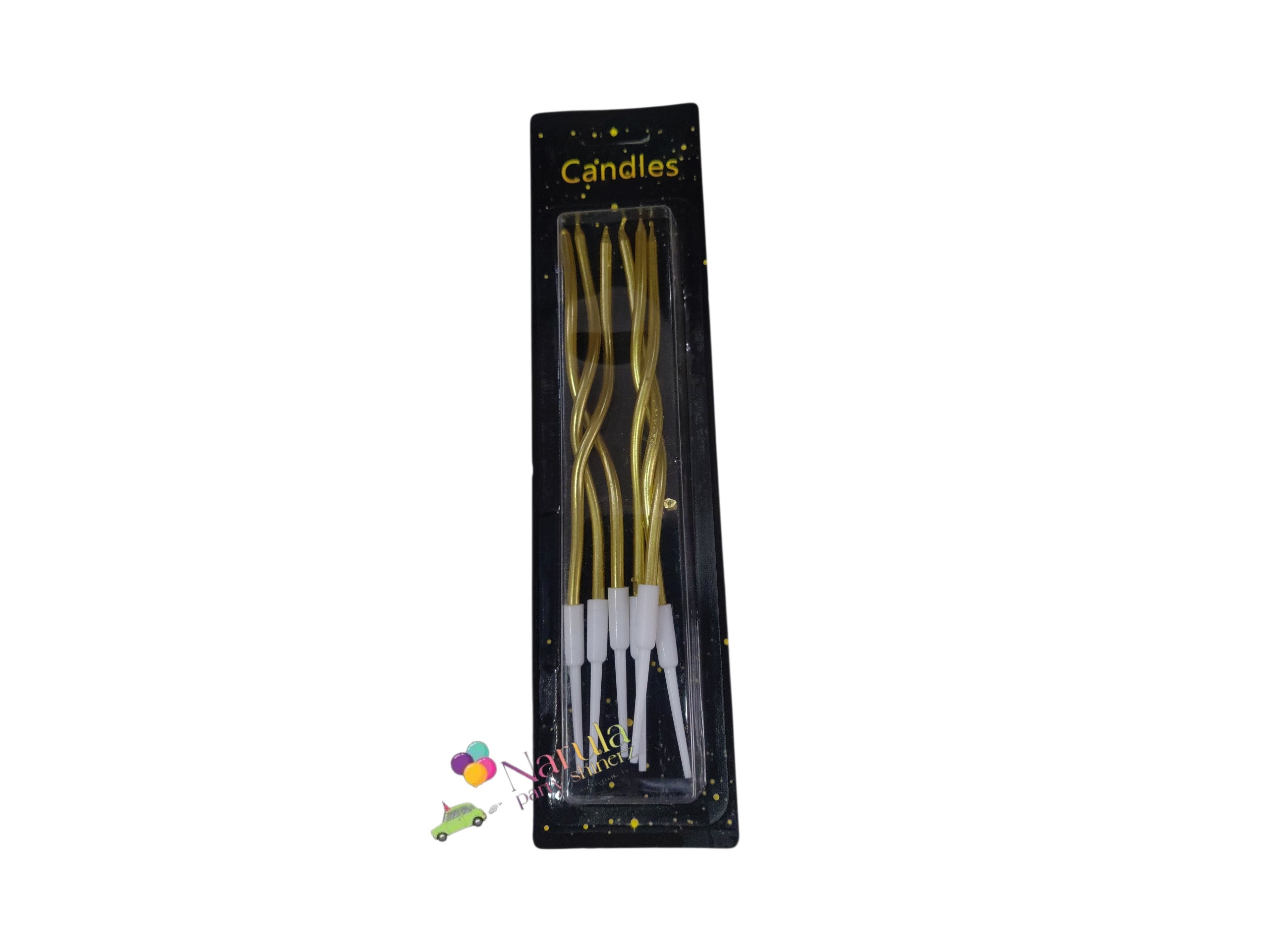 SPIRAL CANDLE  GOLDEN