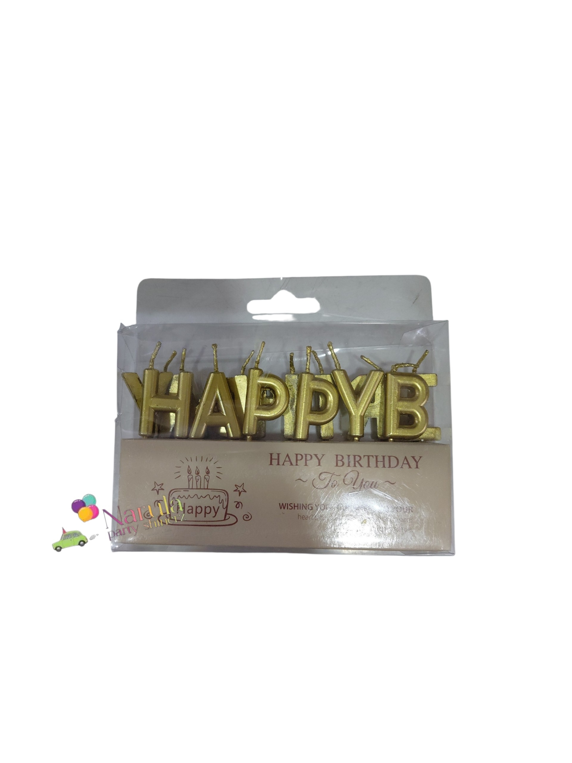 HBD CANDLE GOLDEN